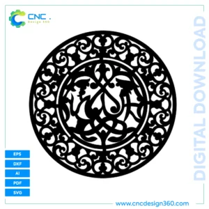 Arabic Calligraphy – Multi-Format Digital Download (DXF, SVG, PDF, AI, EPS)