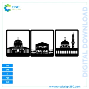 Islamic Wall Art | Instant Digital File | Multi-Format Bundle